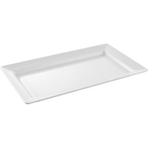 Hendi Servierplatte 561515, 49,5 x 27cm, Kunststoff weiß, eckig