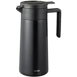 Hario Thermoserver Mit Keramikbeschichtung, Schwarz, 800 Ml, Thermoskanne, Schwarz