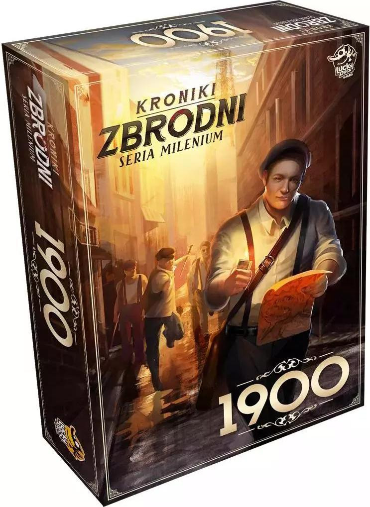 Kronieken van Misdaad: 1900 - Coöperatieve detectivegame van Lucky Duck Games Polska