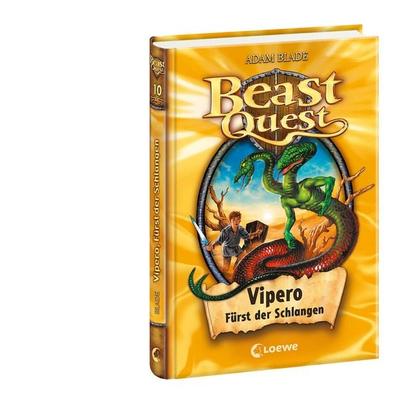 Vipero Fürst der Schlangen / Beast Quest Band 10, Gebundene Ausgabe von Adam Blade, Loewe