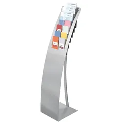 Kerkmann Prospektständer »Vario 6509« silber, 32x132x2.6 cm