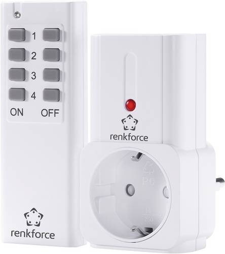 Renkforce Steckdosen-Set 2teilig Innenbereich 2000W