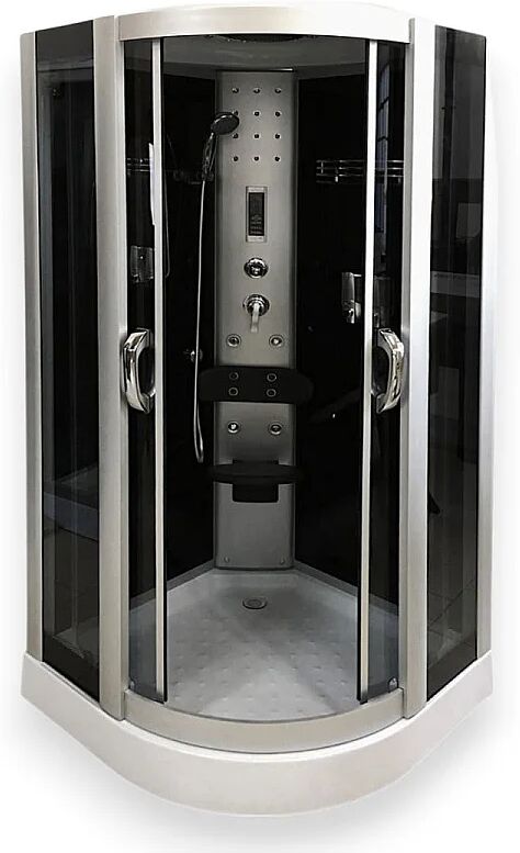 ELITESHOPPING Cabina de ducha con hidromasaje 100 x 100 cm – Sun
