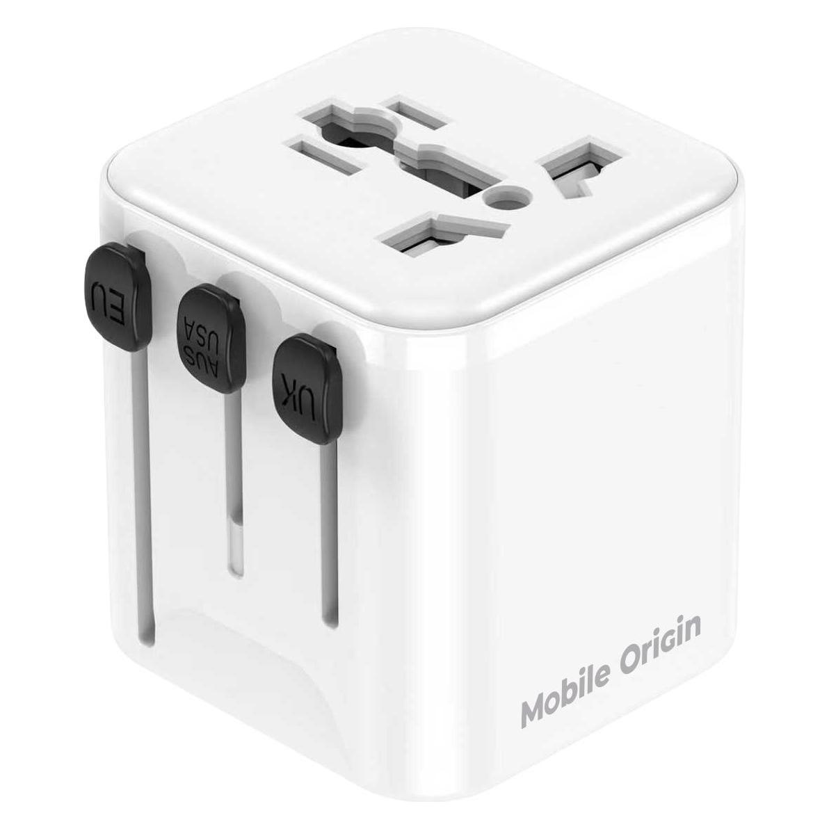 Mobile Origin Universal Travel Adapter PW30 EU/UK/US/AUS White (MO-UTRA-PW30-WHT)