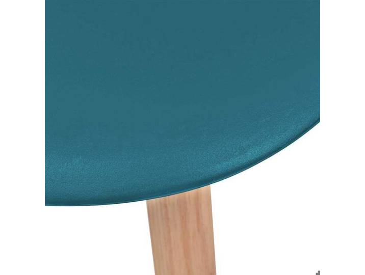 TOP 2026  Chaises à manger (lot de 4) - Pour 6 personnes - Turquoise Plastique - 46x51x82 cm ccc741