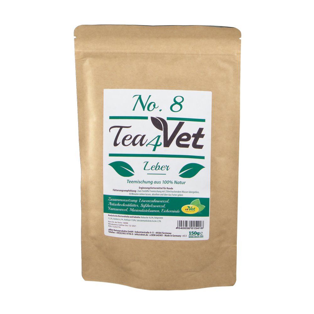 Tea4Vet No.8 Leber f.Hunde 150 g Tee