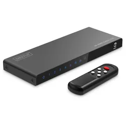 DIGITUS 5x1 HDMI Switch, 4K/60Hz HDCP 2.2