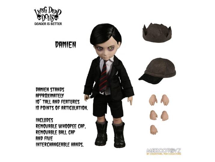 MEZCO Sammelfigur The Return of The Living Dead Dolls Damien 10 Inch Doll Puppe