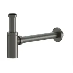 SAT Aurum Waschtisch-Siphon 5/4 DN32 5,4 cm, matt Gunmetal, Kunststoff SATAUSBGM