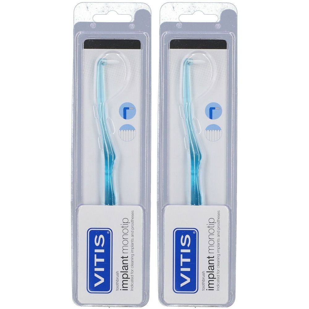 Vitis Implant Monotip ZB x2 2x1 St Zahnbürste