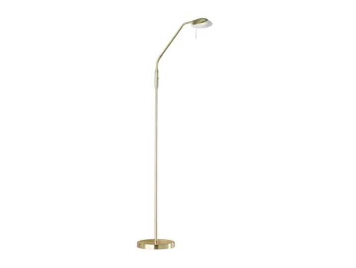 Fischer & Honsel 40076 Lampadaire\, Métal\, Couleur : Laiton\, 23 x 23 x 160 cm (LxBxH)
