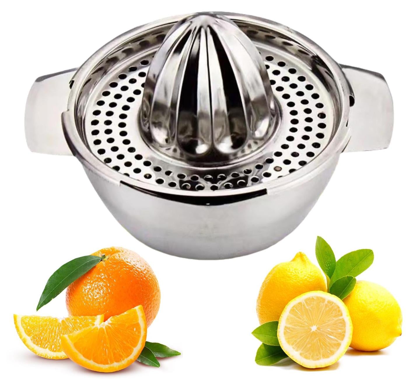 Dripio Handmatige citruspers van roestvrij staal, 16,7 cm