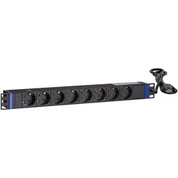 Dsit DS-8PDU-C14 Stromverteilereinheit (PDU) 8 AC-Ausgänge 1U Schwarz, USV Zubehör