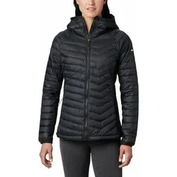 COLUMBIA Damen Jacke Powder Pass Hooded Jacket, Größe XS in Schwarz Schwarz