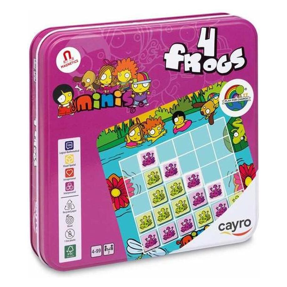 Cayro Spiel Kindererziehung Frogs 19 x 19 x 3,5 cm 8 Stücke (Deutsch, Englisch, Französisch, Italienisch, Portugiesisch, Spanisch, 2 Spieler) (45269356)