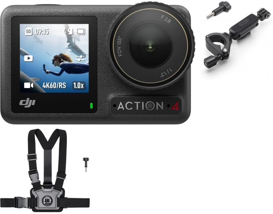 DJI Osmo Action 4 bundle moto