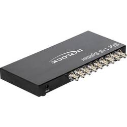 Delock 93253 8 Port SDI-Splitter Metallgehäuse 1920 x 1080 Pixel Schwarz