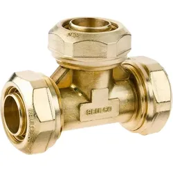 Beulco, Rohrverbindungstechnik, PE-T-Stück 6618 20x1,9/2mm, MS, Stützr. f., f TW (T-Verbindung)