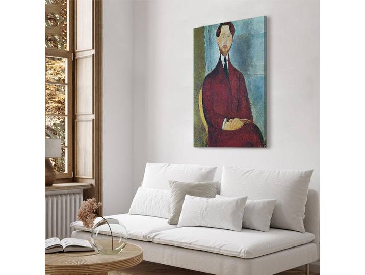 Toile Leopold Zborowski Feutre Marron/Marron 40 x 60cm