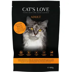 Cat's Love Adult Pute und Wild 400 Gramm Katzentrockenfutter
