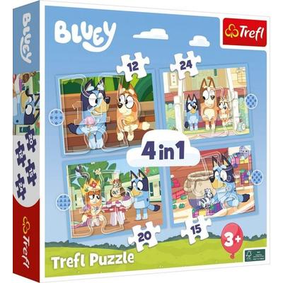 4 in 1 Puzzle - Bluey