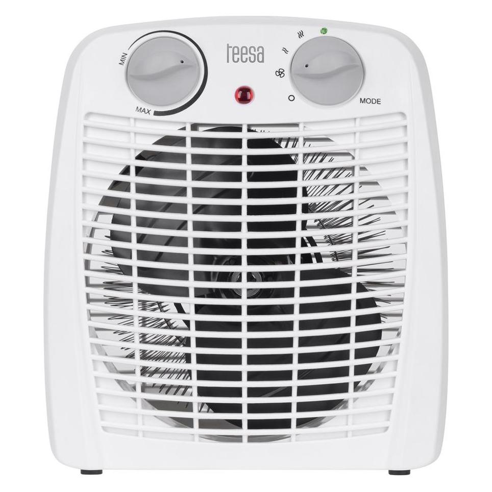 Teesa TSA8059 Elektrische Raumheizung Indoor Weiss 2000 W Elektrischer Raumheizlüfter (2000 W) (TSA8059)