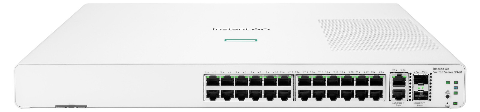 HPE Aruba Instant On 1960 28-poorts Smart Switch JL806A (24x 1G, 2x 10GBase-T, 2x SFP+)
