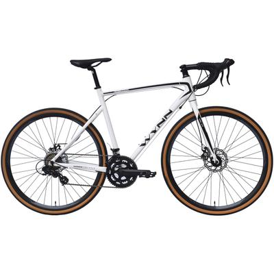 Gravelbike WYNN "GRL3.0" Gr. 54, weiß (weiß, weiß), Fahrräder, 54cm, 28 Zoll (71,12cm) hinten: 28 Zoll (71,12cm)