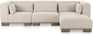 "NADAAL STUDIOS Quinlan, Lounge Modular Sectional, Performance Fabric - 115""W x75""D x30""H"