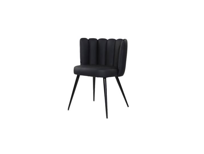 Kawola Esszimmerstuhl Jada Schwarz Kunstleder (1er-Set), Kunststoff, 59x79x55 cm, Esszimmer, Stuhl