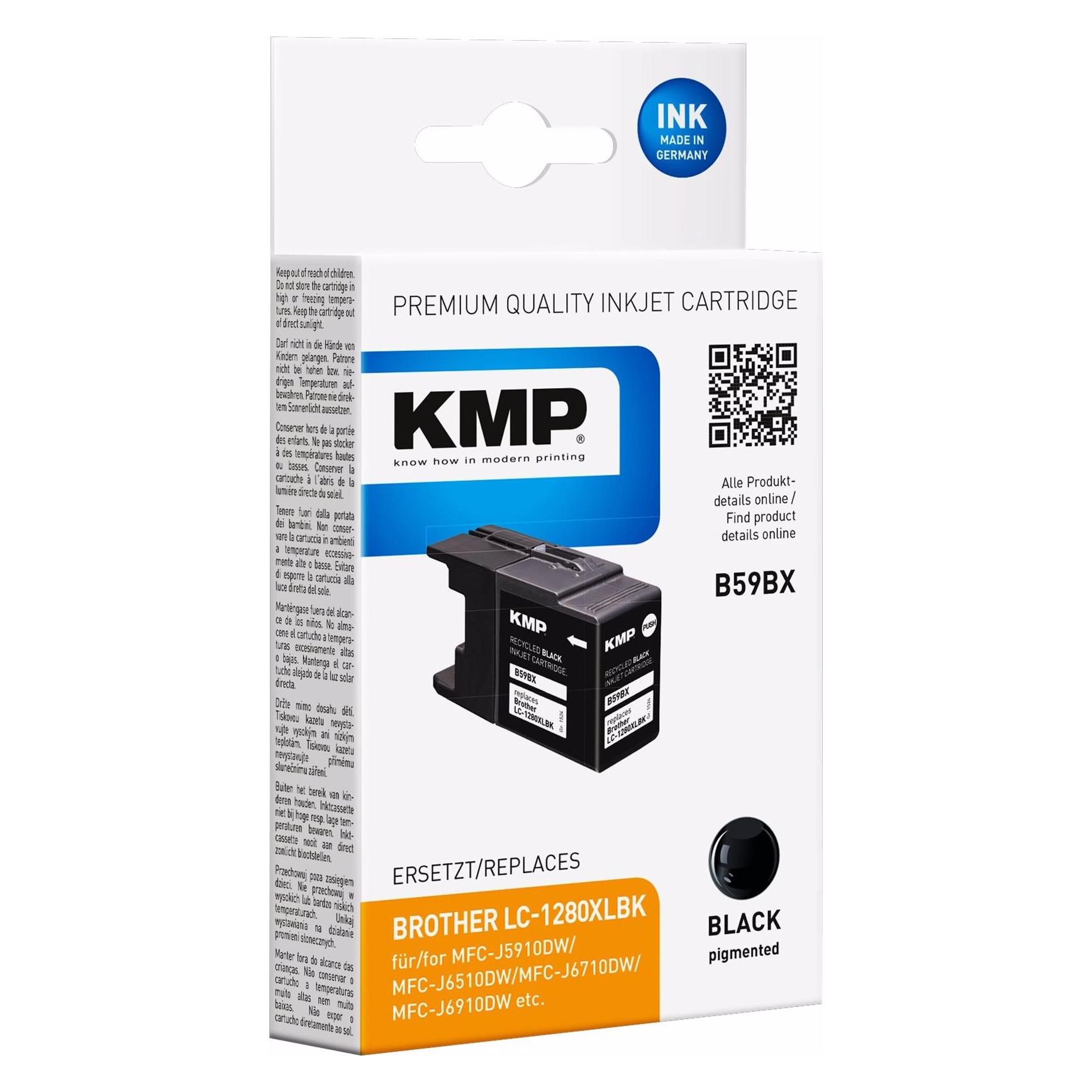 KMP B59BX - Mit hoher Kapazität - Schwarz  (BK) (1524)