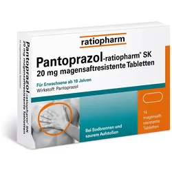 Pantoprazol-ratiopharm® SK 20 mg 14 St