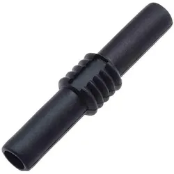 RS PRO Bananensteckerkupplung Schwarz Messing vern, Messtechnik, Schwarz