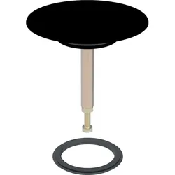 Geberit Ventilstopfen d72/35x5,5 für BW Ablauf, mattschwarz
