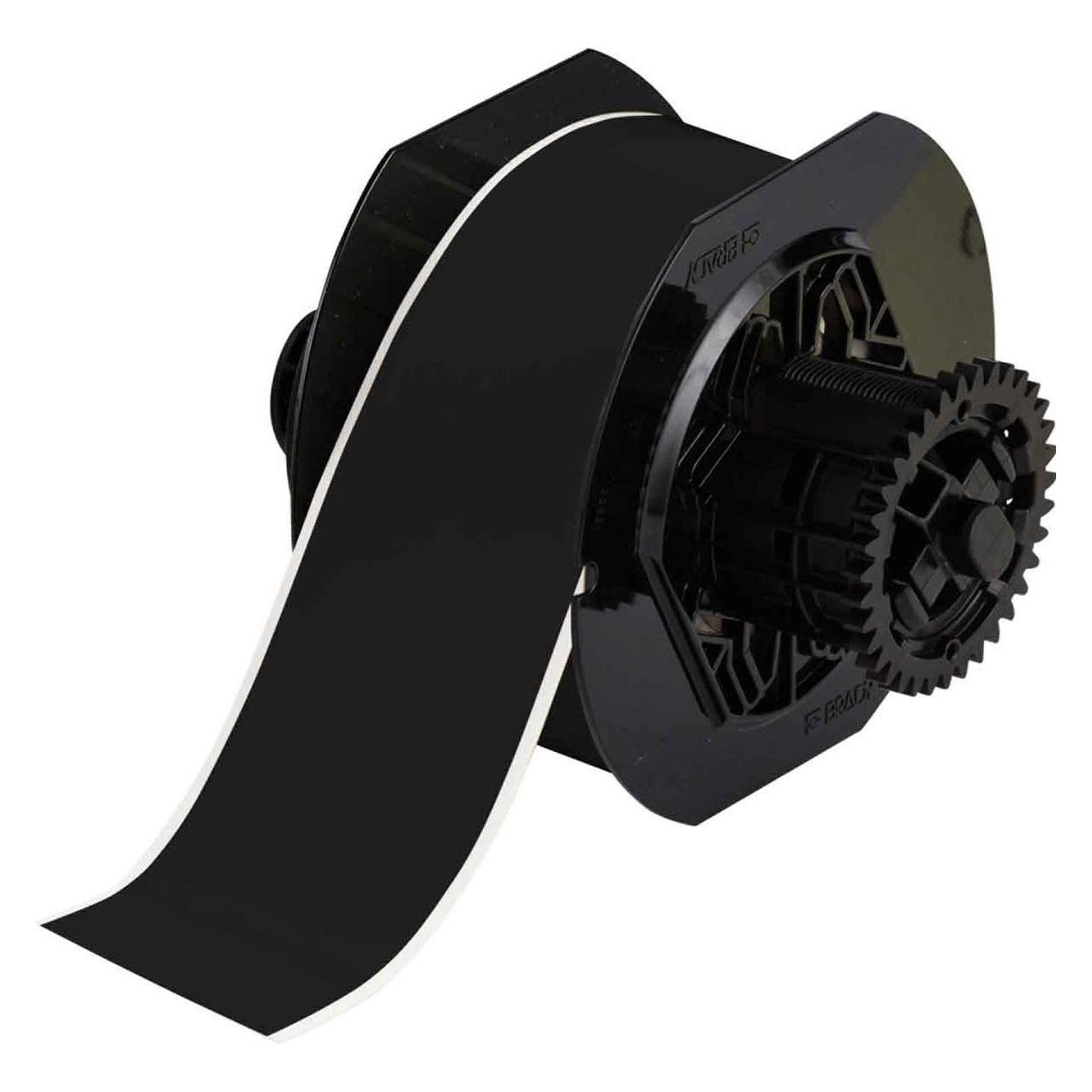 Brady B30C-2250-595-BK, Hochleistungsvinyl, Schwarz, glänzend, 57.15 mm x 30.48 m, permanent, Endl (B30C-2250-595-BK)