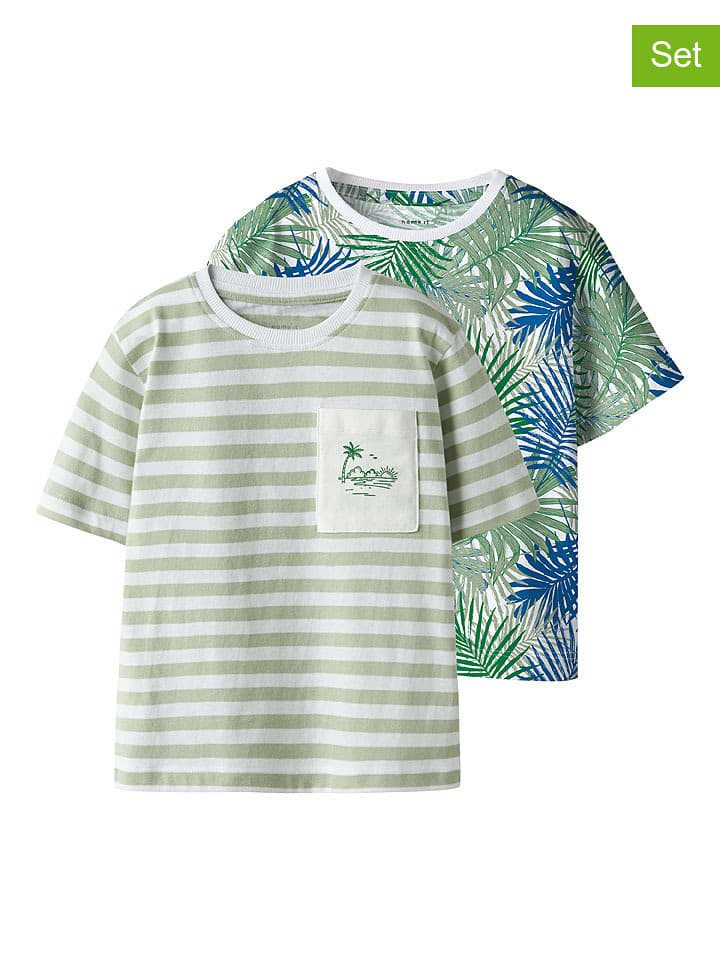 name it 2er-Set: Shirts "Janek" in Bunt - 98