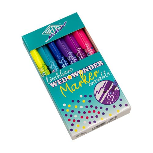 WEDO WONDER Textmarker farbsortiert, 6 St.