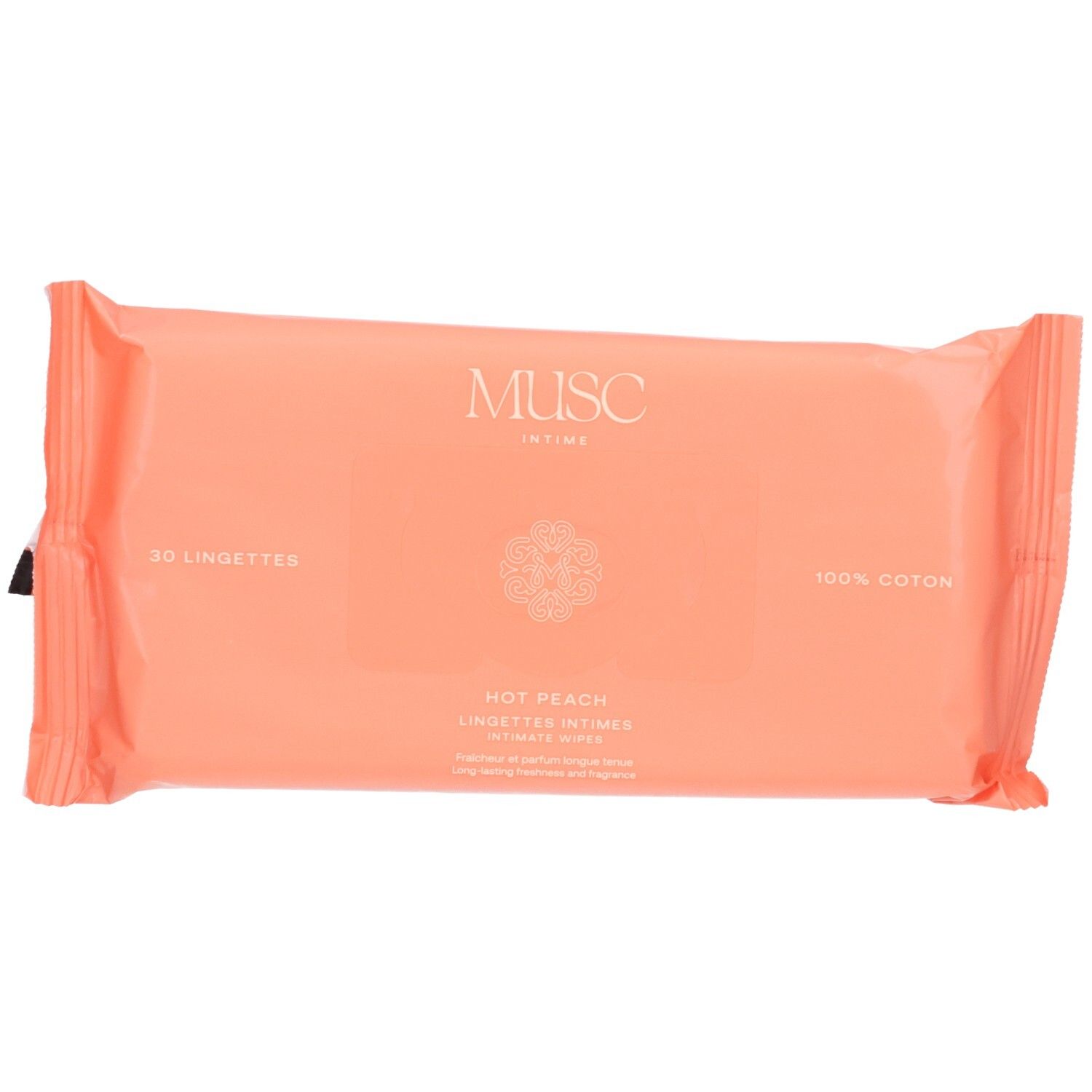 Musc Intime Hot Peach - La charmeuse Lingettes intimes 30st 30 St Tücher