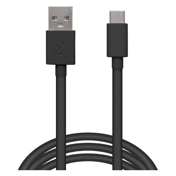 Delight kábel - USB-C töltőkábel (USB-C apa be-/kimenet 1m, fekete) (1 m) (TBKDELIGHT55550BK1)