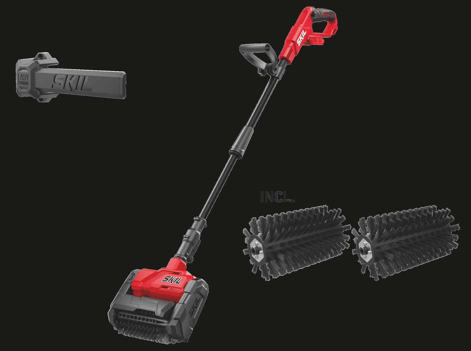 Skil Patio Cleaner GV1E0680CA 20V borstel voor het reinigen van terrassen