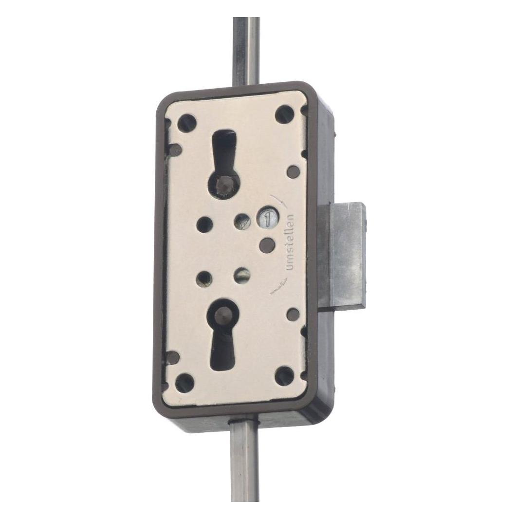 Magni Junie Drehstangenschloss 7051 ohne Zylinder braun (229401)