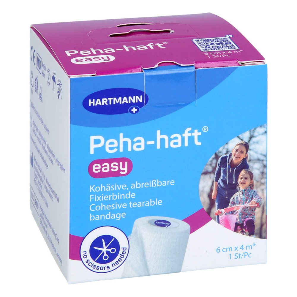 PAUL HARTMANN AG Peha-haft Easy Fixierbinde 6 Cmx4 M Weiß 18851307