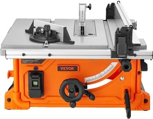 VEVOR Tafelzaag 1800W met 4400 tpm en verstelbare zaagdiepte voor houtbewerking