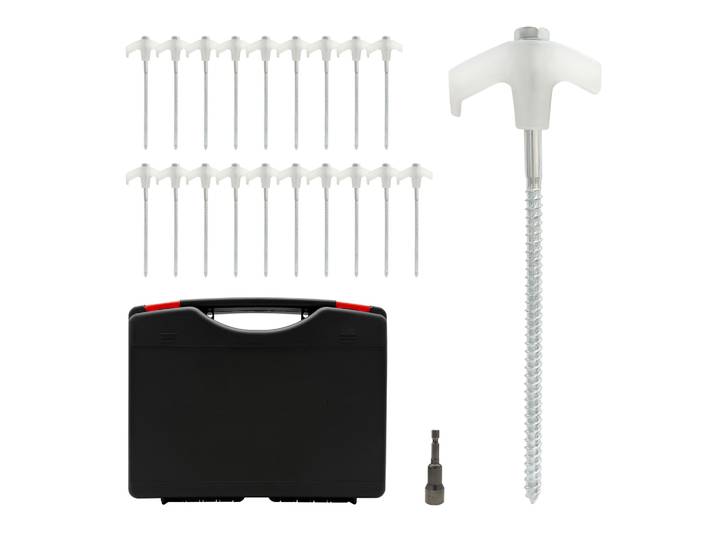 Schraubheringe 20er-Set Silber
