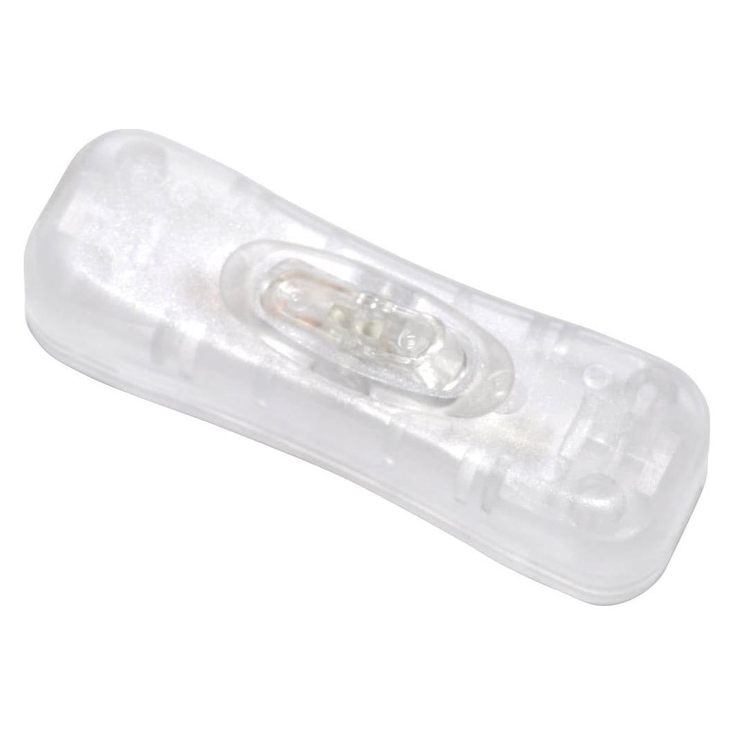 Tru Components Schnurschalter Transparent 1 x (1371837)
