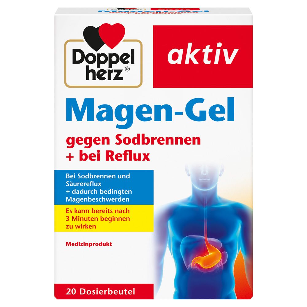 Doppelherz Magen-Gel gegen Sodbrennen+bei Reflux 20x10 ml Gel