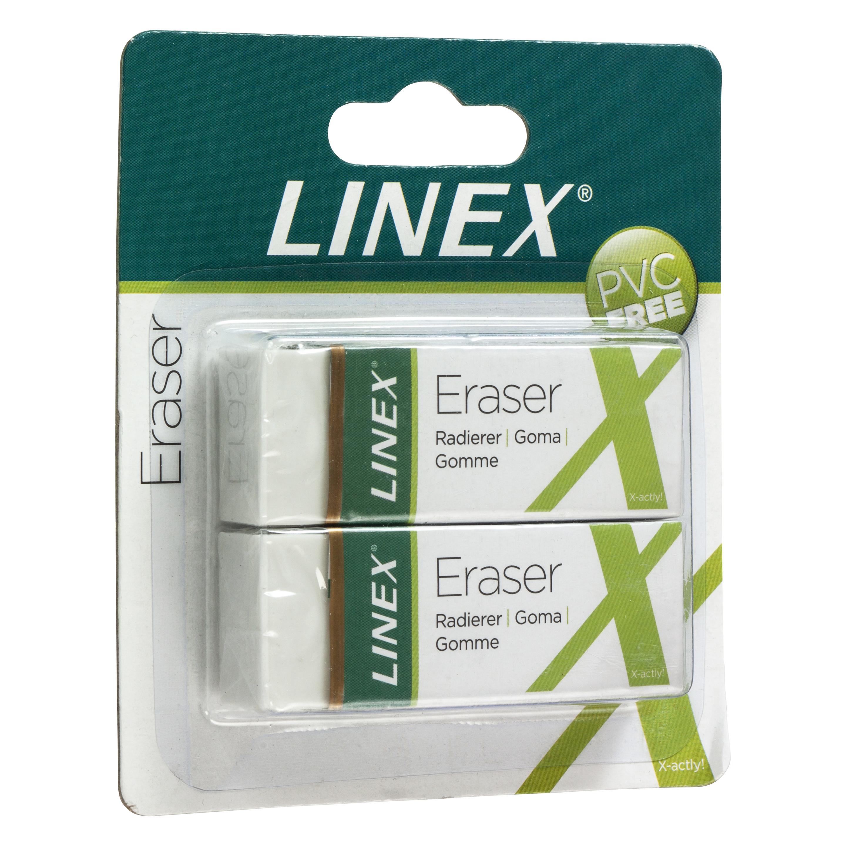Linex Radiergummi weiss 2 Stück (100417490)