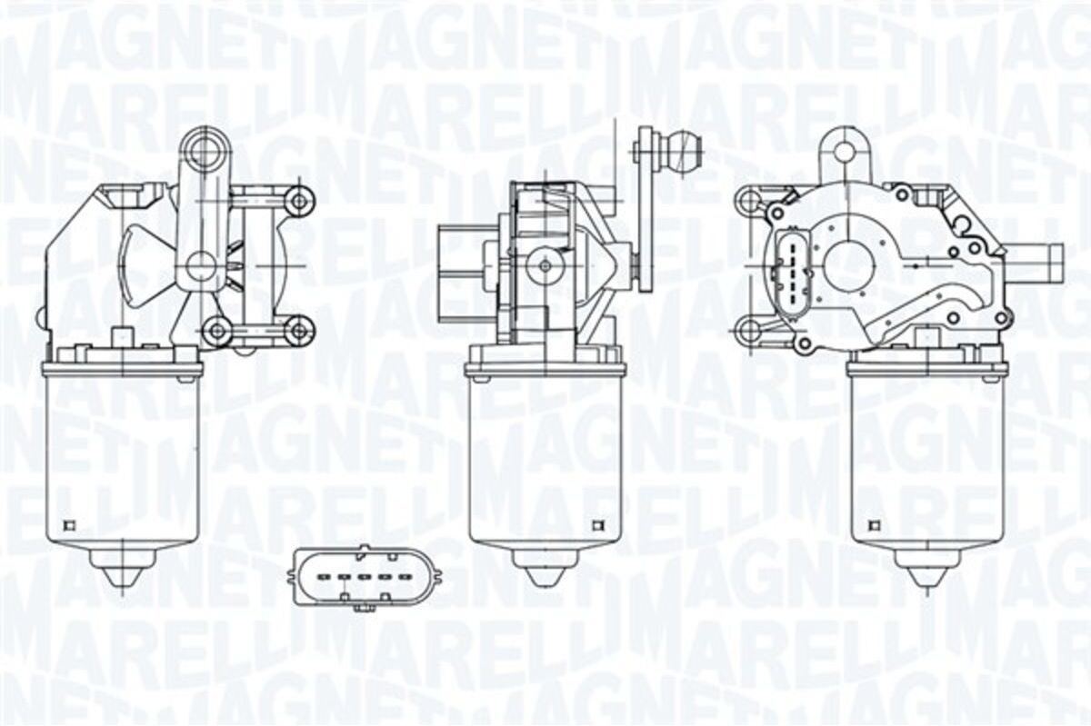 Scheibenwischermotor MAGNETI MARELLI 064050002010