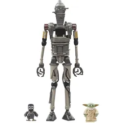 Star Wars The Vintage Collection IG-12, Grogu & Anzellan, Deluxe : The Mandalorian Action-F