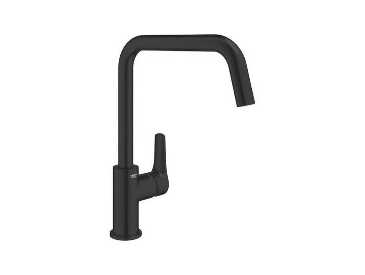 Grohe Küchenarmatur Eurosmart Küche hoher U-Auslauf Matt Black